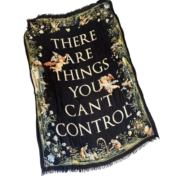 Coreterno Accessories - Coreterno Angel Quoted Printed Scarf
